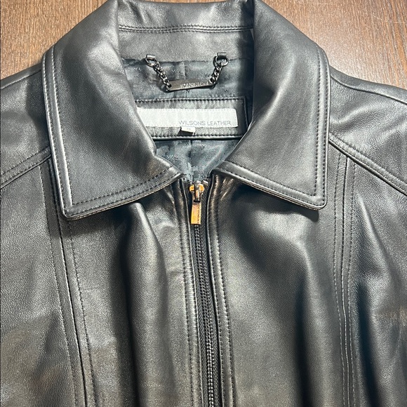 Wilsons Leather Women's Classic Black Jacket - Picture 3 of 12
